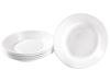 Image sur 21779001 VAISSELLE EN VERRE TREMPÉ BLANCHE Assiettes creuses BLANC     
