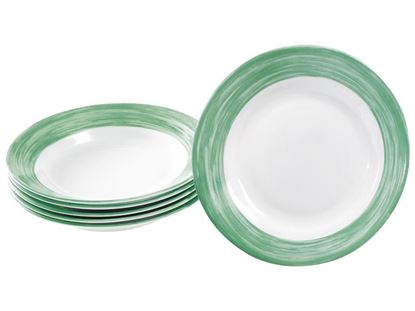 Image de OF21788 VAISSELLE EN VERRE TREMPÉ COLORÉ Assiettes creuses