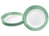 Image sur 21788008 VAISSELLE EN VERRE TREMPÉ COLORÉ Assiettes creuses VERT      