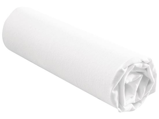 Image sur 24983001 DRAP-HOUSSE pour matelas 100 x 50 cm BLANC