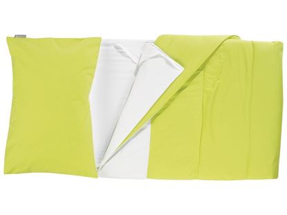 Image de 48143037 DRAP SAC + TAIE + COUVERTURE VERT CLAIR