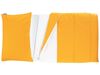Image sur 48146007 DRAP HOUSSE + DRAP DE DESSUS + TAIE + COUVERTURE ORANGE    