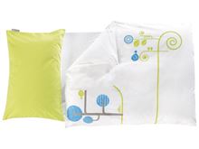Image sur 48147057 DRAP HOUSSE + HOUSSE DE COUETTE + TAIE CIEL (Bleu