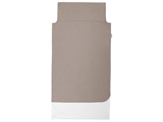 Image sur 43412006 LINGE DE LIT 100% COTON STABILISÉ Housse de couette GRIS      