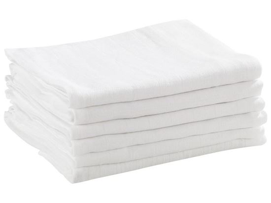 Image sur 48836001 6 LANGES CARRÉS COTON