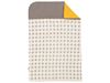 Image sur 49433147 COUVERTURE MATELASSÉE À MOTIFS Pois BEIGE / OR