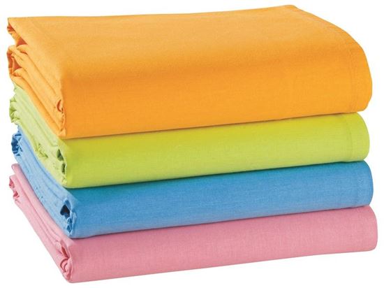 Image sur OF24977 LINGE DE LIT 100% COTON STABILISÉ Drap plat