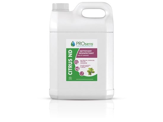 Image sur 50364171 NETTOYANT DÉSINFECTANT Citrus ND - À diluer 5 LITRES DIVERS    
