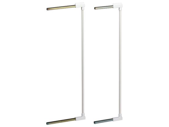 Image sur 6530001 DEUX EXTENSIONS pour barrière en métal BLANC     