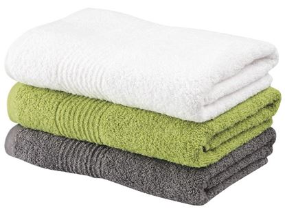 Image de 42534008 LINGE DE TOILETTE NATURE Grande serviette de toilette VERT      