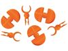 Image sur 142007 PINCES DOUBLES ORIENTABLES POUR CERCEAUX