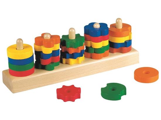 Image sur 20885020 ABAQUES  FORMES ET COULEURS en bois