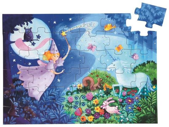 Image sur 28093020 PUZZLES LES HISTOIRES FANTASTIQUES La fée et la licorne