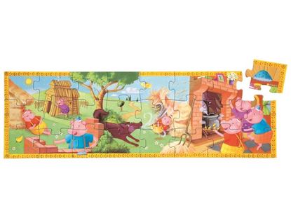 Image de 28177020 PUZZLES PAR ÉTAPES Les contes traditionnels Les 3 petits cochons