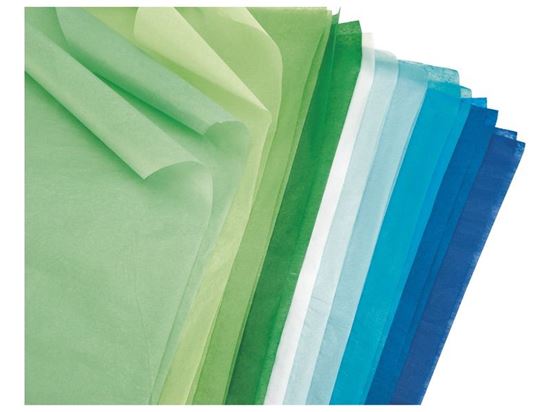 Image sur 3078020 FEUILLES DE PAPIER DE SOIE 17 g Couleurs froides