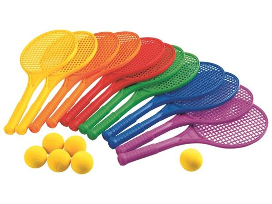 Image sur 31357020 LOT DE 6 PAIRES DE RAQUETTES À TROUS