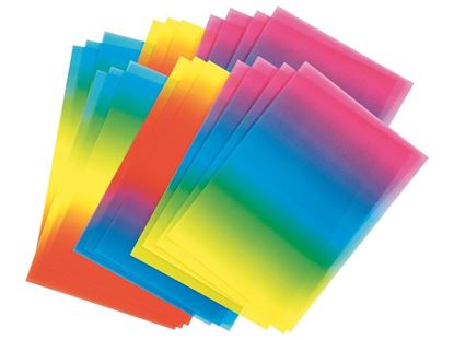 Image de 32992020 FEUILLES DE PAPIER VITRAIL IRISÉ 100 g