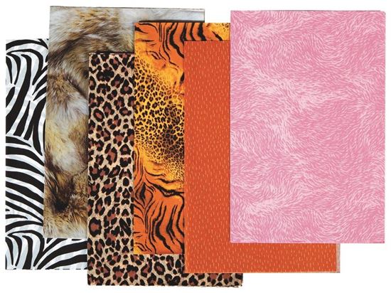 Image sur 34070020 FEUILLES DE PAPIER DÉCOPATCH Peaux d'animaux