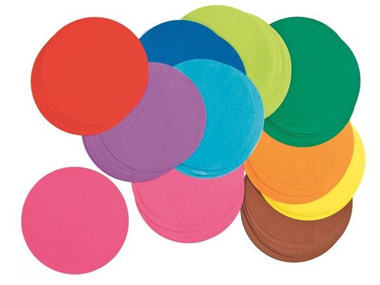 Image sur 36118020 FEUILLES POUR ORIGAMI rondes 70 g
