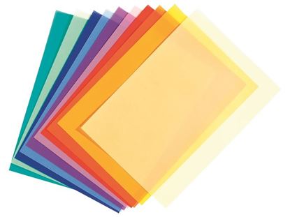 Image de 36123020 FEUILLES DE PAPIER TRANSPARENT 115 g Feuilles multicolores