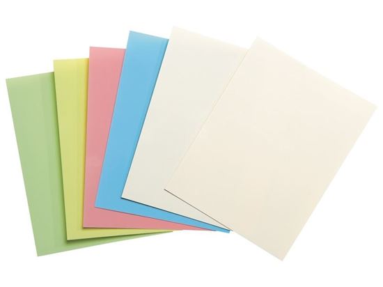 Image sur 41124171 FEUILLES DE PLASTIQUE FOU Couleurs pastels