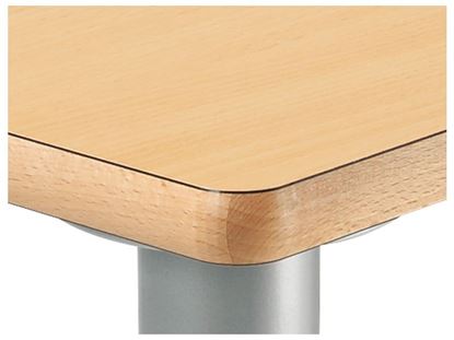 Image de 37794006 TABLE PLATEAU STRATIFIE Avec pieds réglables - 60 x 60 cm T1/T2/T3