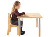Image sur 37794006 TABLE PLATEAU STRATIFIE Avec pieds réglables - 60 x 60 cm T1/T2/T3