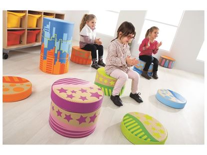 Image de 41421020 POUF DÉCOR SCOLAIRE Les crayons