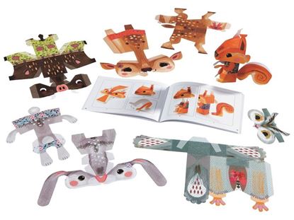 Image de 41931171 COFFRET PLIAGE Paper Toys Animaux des bois