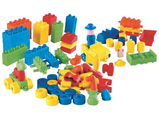 Image sur 42271171 CONSTRUCTION SOFT CUBES MAXI LOT