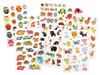 Image sur 44311171 GOMMETTES RELIEF 3D Animaux