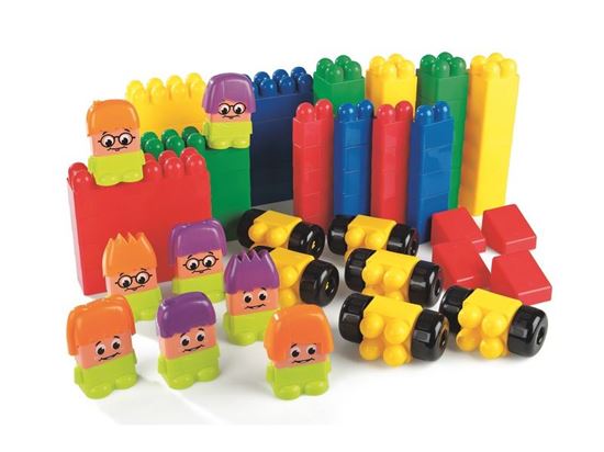 Image sur 44823171 CONSTRU'BRIQUES GÉANTES Lot de 96