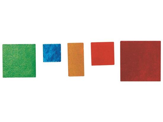 Image sur 47274020 GOMMETTES MÉTALLISÉES MULTITAILLES Carrées