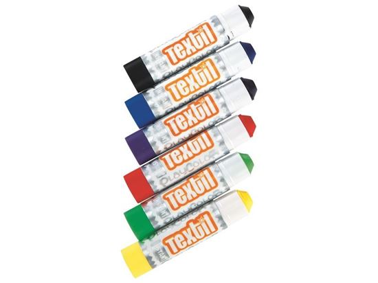 Image sur 47286171 GOUACHE SOLIDE EN STICK Spéciale Textiles Boîte de 6 sticks