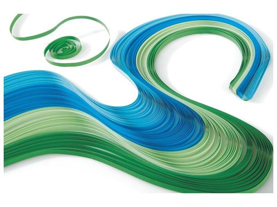 Image sur 47297020 BANDES DE PAPIER POUR QUILLING Couleurs froides