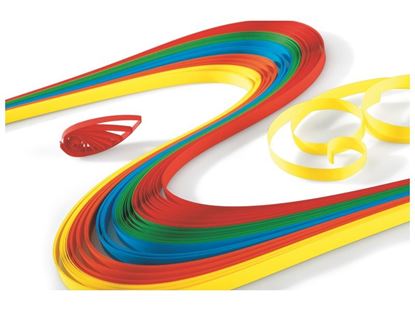 Image de 47352171 BANDES DE PAPIER POUR QUILLING Couleurs vives