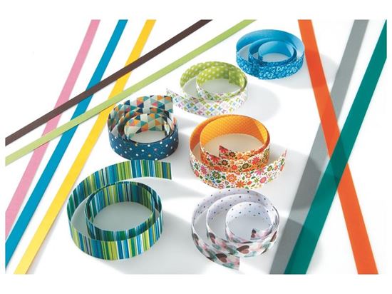 Image sur 47385171 BANDES DE PAPIER QUILLING Motifs variés