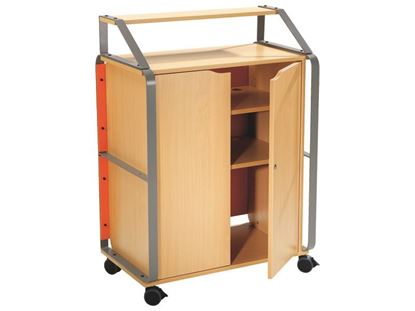 Image de 47703002 BORNE D'ACCUEIL Bia Droit L. 85 cm avec portes et comptoir