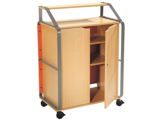 Image sur 47703007 BORNE D'ACCUEIL Bia Droit L. 85 cm avec portes et comptoir