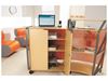 Image sur 47703007 BORNE D'ACCUEIL Bia Droit L. 85 cm avec portes et comptoir