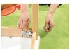 Image sur 38017016 TABLES INSONORISÉES AVEC CHANTS ANTICHOCS AVEC PIETEMENT EN BOIS - ROND