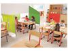 Image sur 38017016 TABLES INSONORISÉES AVEC CHANTS ANTICHOCS AVEC PIETEMENT EN BOIS - ROND
