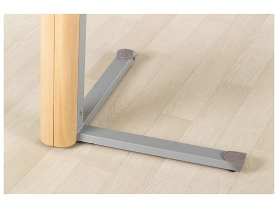 Image sur 47769006 Table plateau stratifié - Pied central - Rectangulaire T5