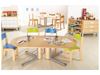 Image sur 47777006 Table plateau stratifié - Pied central - Oblong T5