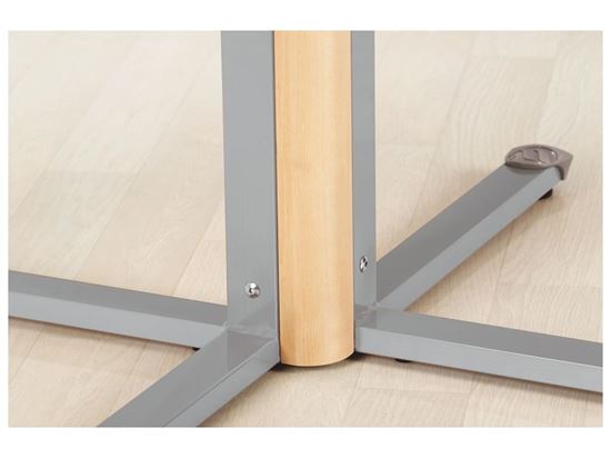 Image sur 47779006 Table plateau stratifié - Pied central - Octogone Table pied central T0  Plateau octogone strat.
