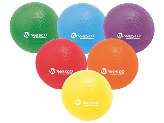 Image sur 718020 BALLES SOUPLES  Surface antidérapante Ø 18 cm - MAXI LOT DE 6
