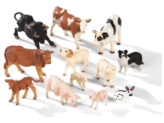 Image sur 48055020 MAXI LOT La petite étable + 12 animaux