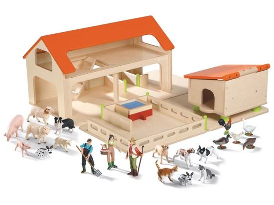 Image sur 48058020 MAXI LOT La grande ferme + 21 figurines