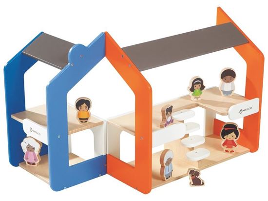 Image sur 49795171 MODUL'HOME MAXI LOT La résidence  + figurines