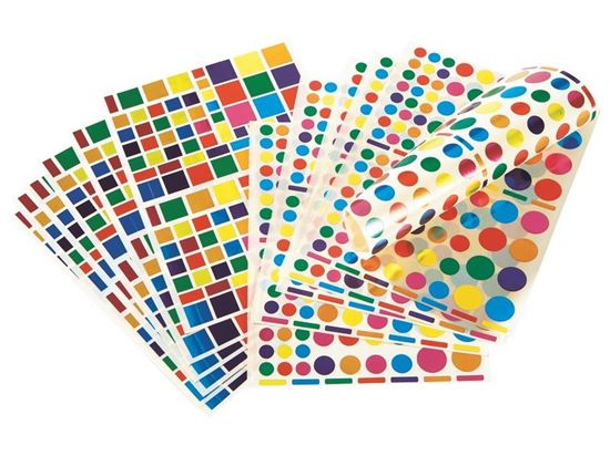 Image sur 50135171 GOMMETTES MÉTALLISÉES MULTITAILLES MAXI LOT